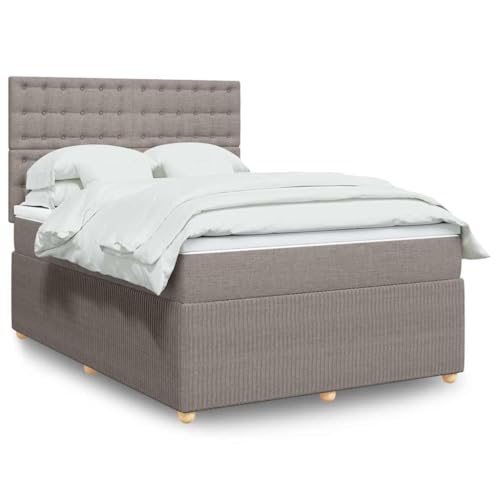 DYRJDJWIDHW Bed Frame metallbett bettrahmen bettgestellBoxspringbett mit Matratze Hellgrau 200x200 cm StoffGeeignet für Schlafzimmer DYRJDJWIDHW Bed Frame metallbett bettrahmen bettgestellBoxspringbett mit Matratze Hellgrau 200x200 cm StoffGeeignet für Schlafzimmer von DYRJDJWIDHW
