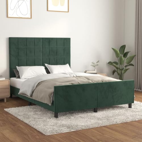 DYRJDJWIDHW Bed Frame metallbett futonbett bettBettgestell ohne Matratze Dunkelblau 100x200 cm SamtGeeignet für Schlafzimmer DYRJDJWIDHW Bed Frame metallbett futonbett bettBettgestell ohne Matratze Dunkelblau 100x200 cm SamtGeeignet für Schlafzimmer von DYRJDJWIDHW