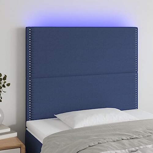 DYRJDJWIDHW Bed bettgestell metallbett bettBoxspringbett mit Matratze Dunkelblau 160x200 cm SamtGeeignet für Schlafzimmer von DYRJDJWIDHW