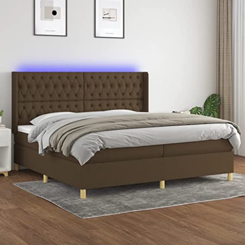 DYRJDJWIDHW Bed futonbett metallbett betten, bettrahmen Boxspringbett mit Matratze Schwarz 80x200 cm SamtGeeignet für Schlafzimmer von DYRJDJWIDHW