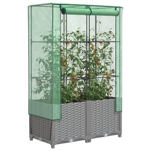 DYRJDJWIDHW Bett Bed bettrahmen lattenrosteMassivholzbett mit Regal ohne Matratze Wachsbraun 150x200 cmGeeignet für Schlafzimmer von DYRJDJWIDHW