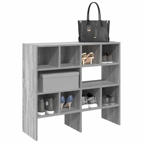 DYRJDJWIDHW Bett bettgestell futonbett lattenrosteMetallbett ohne Matratze Räuchereiche 140x200 cmGeeignet für Schlafzimmer von DYRJDJWIDHW