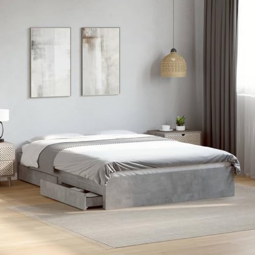 DYRJDJWIDHW Bett bettgestell lattenroste bettrahmenBettgestell mit Schublade Sonoma-Eiche 100x200 cm HolzwerkstoffGeeignet für Schlafzimmer DYRJDJWIDHW Bett bettgestell lattenroste bettrahmenBettgestell mit Schublade Sonoma-Eiche 100x200 cm HolzwerkstoffGeeignet für Schlafzimmer von DYRJDJWIDHW