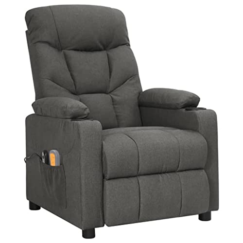 DYRJDJWIDHW Bett futonbett betten bettrahmenBoxspringbett mit Matratze & LED Dunkelgrau 140x200 cm StoffGeeignet für Schlafzimmer von DYRJDJWIDHW