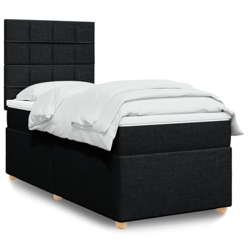 DYRJDJWIDHW Bett futonbett lattenroste bettenBoxspringbett mit Matratze Taupe 140x200 cm StoffGeeignet für Schlafzimmer von DYRJDJWIDHW