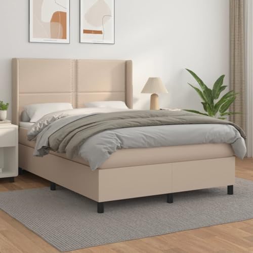 DYRJDJWIDHW Bett metallbett Bed Frame lattenrosteBoxspringbett mit Matratze Rosa 200x200 cm SamtGeeignet für Schlafzimmer von DYRJDJWIDHW