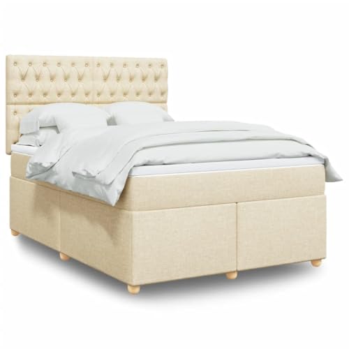 DYRJDJWIDHW Bett metallbett lattenroste bettgestellBoxspringbett mit Matratze Dunkelgrün 80x200 cm SamtGeeignet für Schlafzimmer von DYRJDJWIDHW