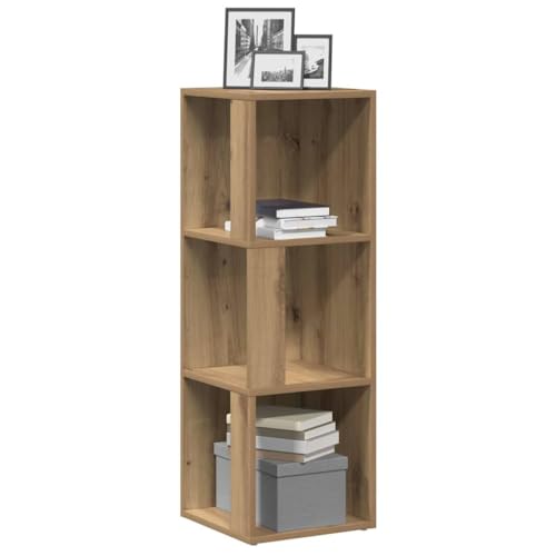 DYRJDJWIDHW Eckregal Artisan-Eiche Corner Shelf 33x33x100 cm Wood Storage Cabinet for Living Room Bedroom Office Space Saving Organizer with Wall Mount DYRJDJWIDHW Eckregal Artisan-Eiche Corner Shelf 33x33x100 cm Wood Storage Cabinet for Living Room Bedroom Office Space Saving Organizer with Wall Mount von DYRJDJWIDHW