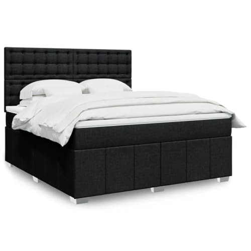 DYRJDJWIDHW Gartenstuhl mit Fußhocker Schwarz Poly Rattanbalkon Sofa Garten Lounge sitzlounge Outdoor wetterfest gartenmöbelGeeignet für Gärten, Terrassen von DYRJDJWIDHW