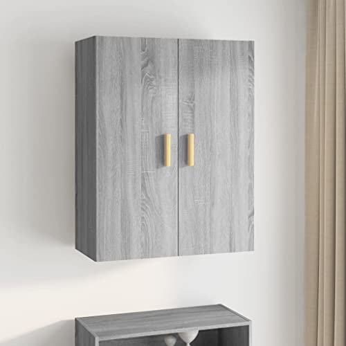 DYRJDJWIDHW Hängeschrank Grau Sonoma 69,5x34x90 cm Wandschrank mit 3 Fächern Stauraum Schlafzimmer Badezimmer Flur Holzwerkstoff Regal Schrank DYRJDJWIDHW Hängeschrank Grau Sonoma 69,5x34x90 cm Wandschrank mit 3 Fächern Stauraum Schlafzimmer Badezimmer Flur Holzwerkstoff Regal Schrank von DYRJDJWIDHW