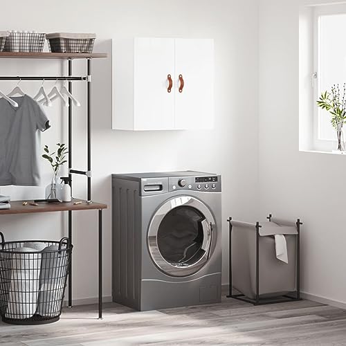 DYRJDJWIDHW Hochglanz Weiß Wandschrank 60x31x60 cm Holzwerkstoff Hängeschrank Bad Küche Wohnzimmer Stauraum Wandmontage Dekorativ Praktisch DYRJDJWIDHW Hochglanz Weiß Wandschrank 60x31x60 cm Holzwerkstoff Hängeschrank Bad Küche Wohnzimmer Stauraum Wandmontage Dekorativ Praktisch von DYRJDJWIDHW