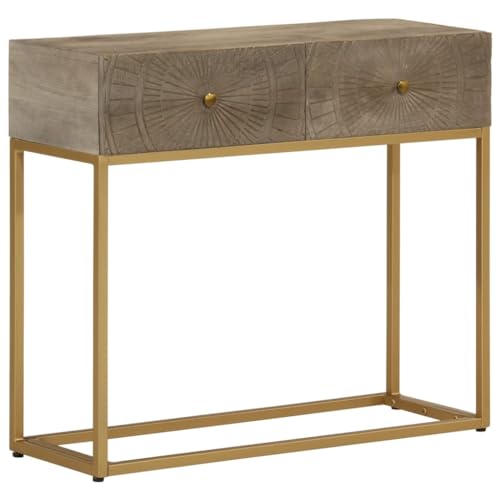 DYRJDJWIDHW Konsolentisch 90x30x76 cm Massivholz Mango mit Eisenbeinen. Stauraum Tisch für Wohnzimmer Flur. Robuster Sofatisch mit Wandhalterung. Dekotisch für Deko und Pflanzen DYRJDJWIDHW Konsolentisch 90x30x76 cm Massivholz Mango mit Eisenbeinen. Stauraum Tisch für Wohnzimmer Flur. Robuster Sofatisch mit Wandhalterung. Dekotisch für Deko und Pflanzen von DYRJDJWIDHW