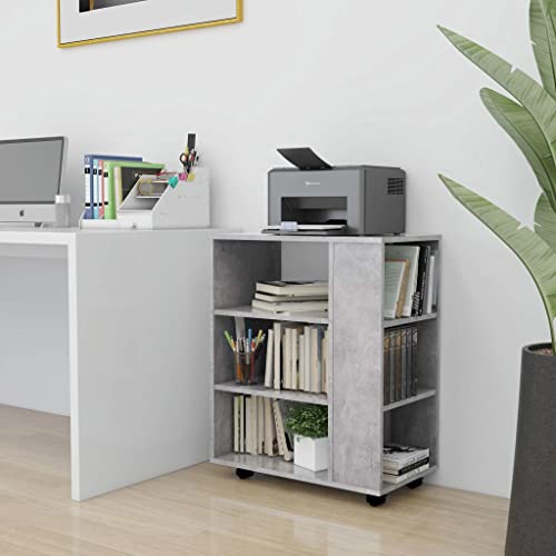 DYRJDJWIDHW Rollschrank Betongrau 60x35x75 cm Holzwerkstoff mit Rollen. mobiler Aufbewahrungsschrank für Home Office und Büro. moderner Schreibtischwagen mit Stauraum DYRJDJWIDHW Rollschrank Betongrau 60x35x75 cm Holzwerkstoff mit Rollen. mobiler Aufbewahrungsschrank für Home Office und Büro. moderner Schreibtischwagen mit Stauraum von DYRJDJWIDHW