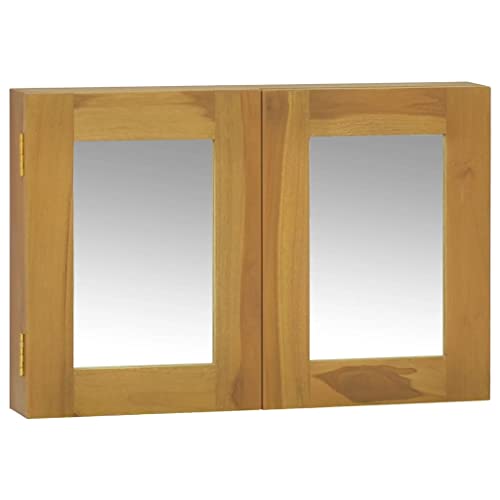 DYRJDJWIDHW Spiegelschrank 60x10x40 cm Massivholz Teak Badezimmer Spiegel mit Aufbewahrung Wandmontage Deko Möbel Badaccessoires DYRJDJWIDHW Spiegelschrank 60x10x40 cm Massivholz Teak Badezimmer Spiegel mit Aufbewahrung Wandmontage Deko Möbel Badaccessoires von DYRJDJWIDHW
