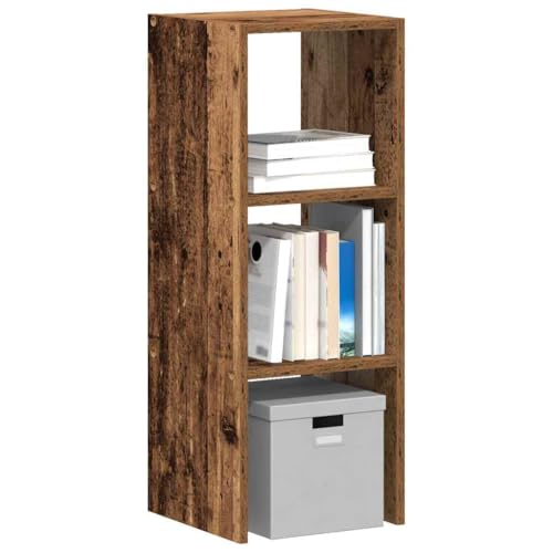 DYRJDJWIDHW Stackable Bookshelf Vintage Wood Look 30x30x80 cm Particle Board Storage Organizer for Living Room Bedroom Office with Durable Material and Wall Mount DYRJDJWIDHW Stackable Bookshelf Vintage Wood Look 30x30x80 cm Particle Board Storage Organizer for Living Room Bedroom Office with Durable Material and Wall Mount von DYRJDJWIDHW