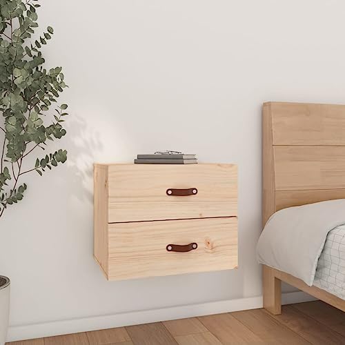 DYRJDJWIDHW Wand-Nachttisch 50x36x40 cm Massives Kiefernholz Wandmontage Nachttisch mit Stauraum für Schlafzimmer und Wohnzimmer. Rustikaler Wandtisch mit Stabiler Oberplatte DYRJDJWIDHW Wand-Nachttisch 50x36x40 cm Massives Kiefernholz Wandmontage Nachttisch mit Stauraum für Schlafzimmer und Wohnzimmer. Rustikaler Wandtisch mit Stabiler Oberplatte von DYRJDJWIDHW