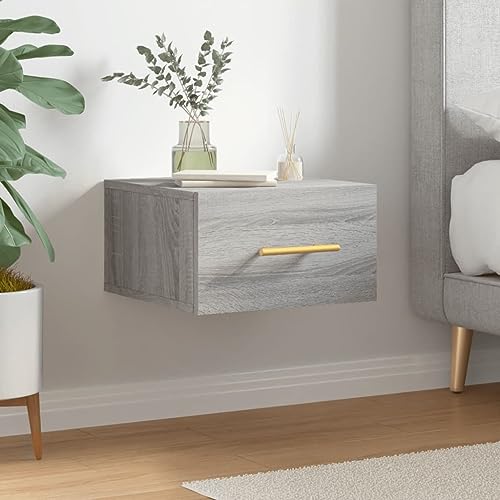 DYRJDJWIDHW Wand-Nachttisch Grau Sonoma 35x35x20 cm Hanging Nightstand Wall Mounted Floating Bedside Table with Storage Space for Bedroom Decor DYRJDJWIDHW Wand-Nachttisch Grau Sonoma 35x35x20 cm Hanging Nightstand Wall Mounted Floating Bedside Table with Storage Space for Bedroom Decor von DYRJDJWIDHW