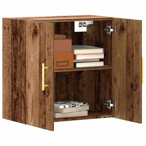DYRJDJWIDHW Wandschrank Altholz-Optik 60x31x60 cm Holzwerkstoff Hängeschrank für Küche Bad Flur mit Stauraum Wandmontage Dekoration Aufbewahrung DYRJDJWIDHW Wandschrank Altholz-Optik 60x31x60 cm Holzwerkstoff Hängeschrank für Küche Bad Flur mit Stauraum Wandmontage Dekoration Aufbewahrung von DYRJDJWIDHW