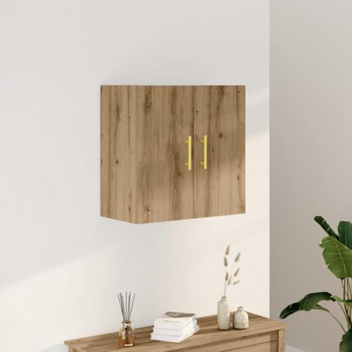 DYRJDJWIDHW Wandschrank Artisan-Eiche 60x31x60 cm Holzwerkstoff Hängeschrank Küche Bad Aufbewahrung Wandmontage Stauraum Dekoration DYRJDJWIDHW Wandschrank Artisan-Eiche 60x31x60 cm Holzwerkstoff Hängeschrank Küche Bad Aufbewahrung Wandmontage Stauraum Dekoration von DYRJDJWIDHW