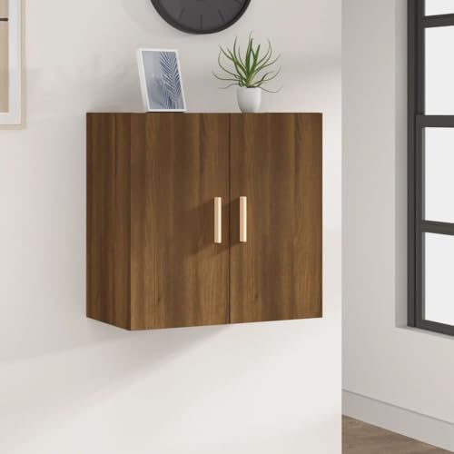 DYRJDJWIDHW Wandschrank Braun Eichen-Optik 60x30x60 cm Holzwerkstoff Wall Cabinet with Scandinavian Design for Living Room Bedroom Storage Space Saving Floating Shelf DYRJDJWIDHW Wandschrank Braun Eichen-Optik 60x30x60 cm Holzwerkstoff Wall Cabinet with Scandinavian Design for Living Room Bedroom Storage Space Saving Floating Shelf von DYRJDJWIDHW