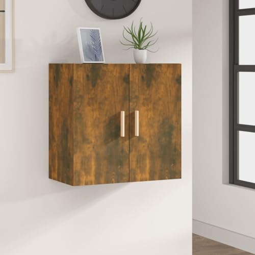 DYRJDJWIDHW Wandschrank Räuchereiche 60x30x60 cm Holzwerkstoff Wall Cabinet with Scandinavian Design for Living Room Bedroom Storage Space Saving Floating Shelf DYRJDJWIDHW Wandschrank Räuchereiche 60x30x60 cm Holzwerkstoff Wall Cabinet with Scandinavian Design for Living Room Bedroom Storage Space Saving Floating Shelf von DYRJDJWIDHW