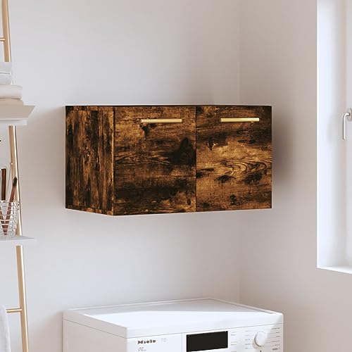 DYRJDJWIDHW Wandschrank Räuchereiche 60x36.5x35 cm Holzwerkstoff Hängeschrank Badezimmer Küche Aufbewahrung Wandmontage Stauraum Dekoration Möbel DYRJDJWIDHW Wandschrank Räuchereiche 60x36.5x35 cm Holzwerkstoff Hängeschrank Badezimmer Küche Aufbewahrung Wandmontage Stauraum Dekoration Möbel von DYRJDJWIDHW