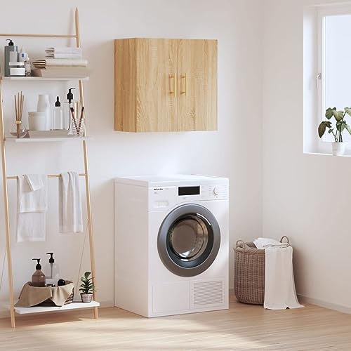 DYRJDJWIDHW Wandschrank Sonoma-Eiche 60x31x60 cm Holzwerkstoff Hängeschrank Bad Küche Wandmontage Stauraum Dekoration Organizer DYRJDJWIDHW Wandschrank Sonoma-Eiche 60x31x60 cm Holzwerkstoff Hängeschrank Bad Küche Wandmontage Stauraum Dekoration Organizer von DYRJDJWIDHW