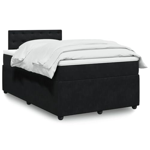 DYRJDJWIDHW betten, bettrahmen bettrahmen futonbett bettenBoxspringbett mit Matratze Dunkelbraun 90x200 cm StoffGeeignet für Schlafzimmer von DYRJDJWIDHW