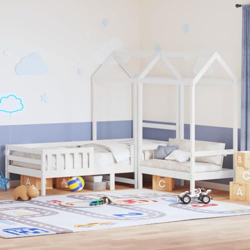 DYRJDJWIDHW betten, bettrahmen futonbett Bed lattenrosteBettgestell mit Kopf- und Fußteil Metall Schwarz 200x200 cmGeeignet für Schlafzimmer von DYRJDJWIDHW