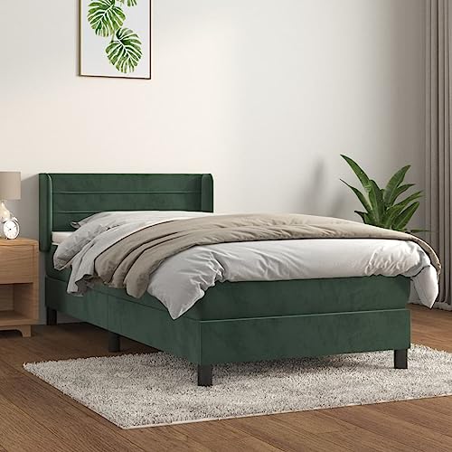 DYRJDJWIDHW betten, bettrahmen futonbett metallbett bettgestellBoxspringbett mit Matratze Blau 80x200 cm StoffGeeignet für Schlafzimmer DYRJDJWIDHW betten, bettrahmen futonbett metallbett bettgestellBoxspringbett mit Matratze Blau 80x200 cm StoffGeeignet für Schlafzimmer von DYRJDJWIDHW