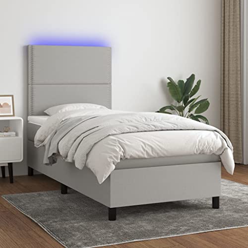 DYRJDJWIDHW bettgestell Bed Frame metallbett bedBoxspringbett mit Matratze Dunkelblau 100x200 cm SamtGeeignet für Schlafzimmer DYRJDJWIDHW bettgestell Bed Frame metallbett bedBoxspringbett mit Matratze Dunkelblau 100x200 cm SamtGeeignet für Schlafzimmer von DYRJDJWIDHW