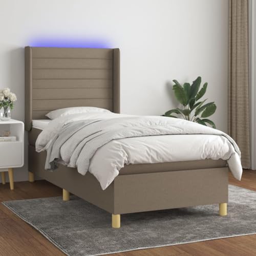 DYRJDJWIDHW bettgestell Bett betten kopfteil bettBoxspringbett mit Matratze Grau 200x200 cm KunstlederGeeignet für Schlafzimmer DYRJDJWIDHW bettgestell Bett betten kopfteil bettBoxspringbett mit Matratze Grau 200x200 cm KunstlederGeeignet für Schlafzimmer von DYRJDJWIDHW