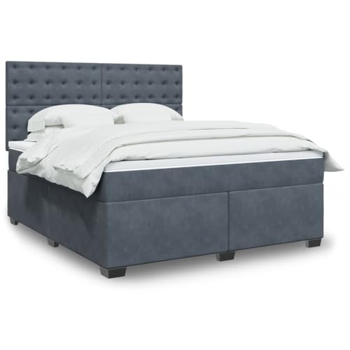 DYRJDJWIDHW bettgestell Bett bettrahmen lattenrosteBoxspringbett mit Matratze Dunkelgrün 140x190 cm SamtGeeignet für Schlafzimmer DYRJDJWIDHW bettgestell Bett bettrahmen lattenrosteBoxspringbett mit Matratze Dunkelgrün 140x190 cm SamtGeeignet für Schlafzimmer von DYRJDJWIDHW