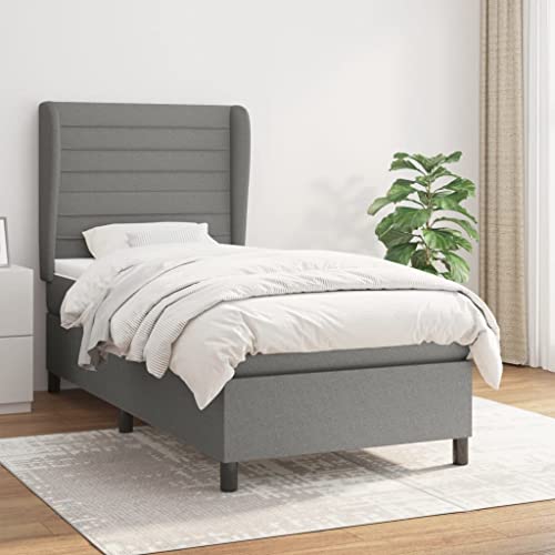 DYRJDJWIDHW bettgestell futonbett Bed Frame bettrahmenBettgestell ohne Matratze Taupe 140x190 cm StoffGeeignet für Schlafzimmer von DYRJDJWIDHW