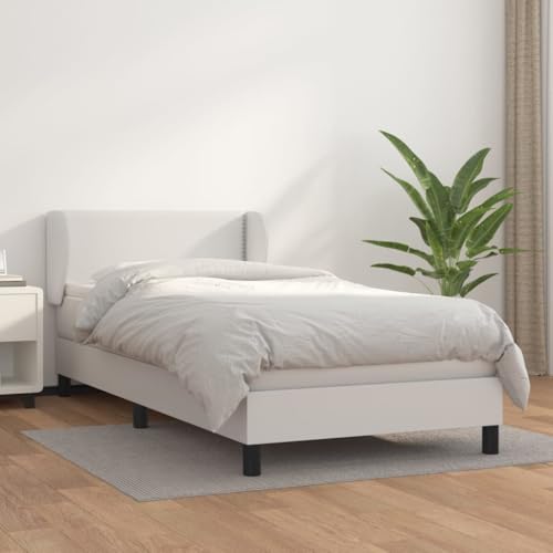 DYRJDJWIDHW bettrahmen Bett futonbett lattenrosteBoxspringbett mit Matratze Taupe 180x200 cm StoffGeeignet für Schlafzimmer von DYRJDJWIDHW