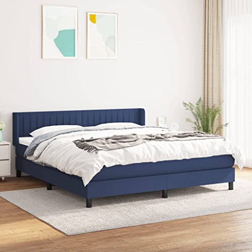DYRJDJWIDHW bettrahmen futonbett betten Bed frameBoxspringbett mit Matratze Hellgrau 140x200 cm SamtGeeignet für Schlafzimmer von DYRJDJWIDHW