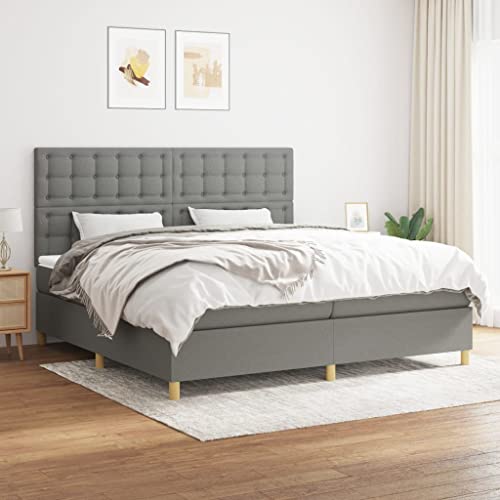 DYRJDJWIDHW bettrahmen futonbett betten Bed frameBoxspringbett mit Matratze Weiß 80x200 cm KunstlederGeeignet für Schlafzimmer von DYRJDJWIDHW