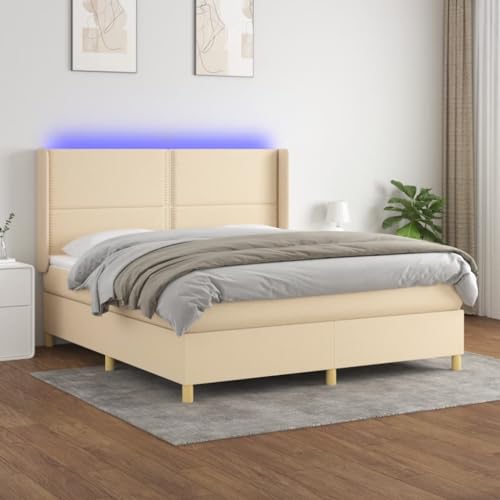 DYRJDJWIDHW bettrahmen futonbett metallbett Bed frameBoxspringbett mit Matratze Blau 200x200 cm StoffGeeignet für Schlafzimmer DYRJDJWIDHW bettrahmen futonbett metallbett Bed frameBoxspringbett mit Matratze Blau 200x200 cm StoffGeeignet für Schlafzimmer von DYRJDJWIDHW