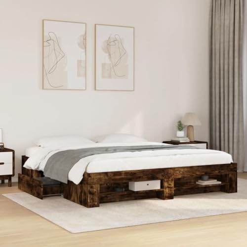 DYRJDJWIDHW bettrahmen kopfteil Bett futonbett Bed frameBettgestell Schwarz 100x200 cm KunstlederGeeignet für Schlafzimmer von DYRJDJWIDHW
