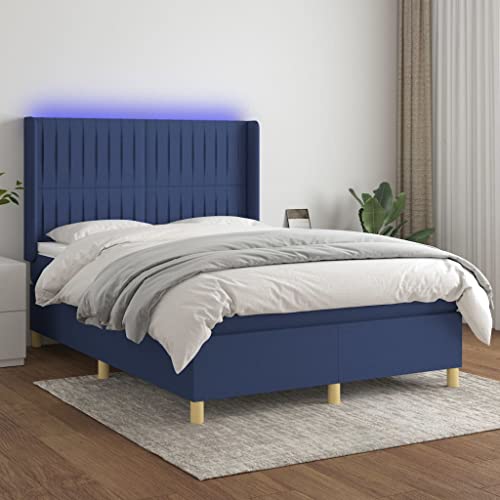DYRJDJWIDHW futonbett Bed Frame lattenroste bettBoxspringbett mit Matratze Creme 80x200 cm StoffGeeignet für Schlafzimmer von DYRJDJWIDHW