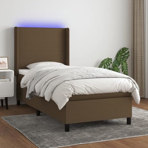 DYRJDJWIDHW futonbett Bett Bed kopfteil bettBoxspringbett mit Matratze Rosa 140x190 cm SamtGeeignet für Schlafzimmer von DYRJDJWIDHW