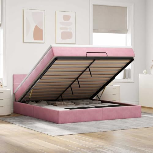 DYRJDJWIDHW futonbett Bett bettgestell bettenOttoman-Bett mit Matratzen & LEDs Hellgrau 160x200 cm StoffGeeignet für Schlafzimmer DYRJDJWIDHW futonbett Bett bettgestell bettenOttoman-Bett mit Matratzen & LEDs Hellgrau 160x200 cm StoffGeeignet für Schlafzimmer von DYRJDJWIDHW