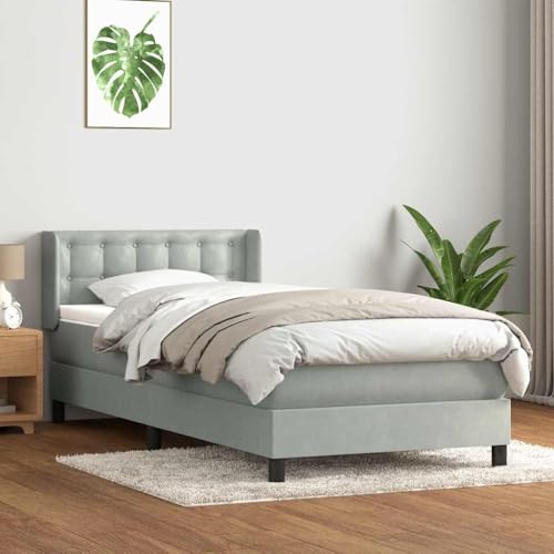 DYRJDJWIDHW futonbett betten Bed Frame kopfteil bettBoxspringbett mit Matratze Rosa 80x220 cm SamtGeeignet für Schlafzimmer DYRJDJWIDHW futonbett betten Bed Frame kopfteil bettBoxspringbett mit Matratze Rosa 80x220 cm SamtGeeignet für Schlafzimmer von DYRJDJWIDHW