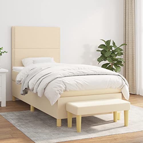 DYRJDJWIDHW futonbett bettgestell Bett kopfteil bettBoxspringbett mit Matratze & LED Taupe 80x200 cm StoffGeeignet für Schlafzimmer DYRJDJWIDHW futonbett bettgestell Bett kopfteil bettBoxspringbett mit Matratze & LED Taupe 80x200 cm StoffGeeignet für Schlafzimmer von DYRJDJWIDHW
