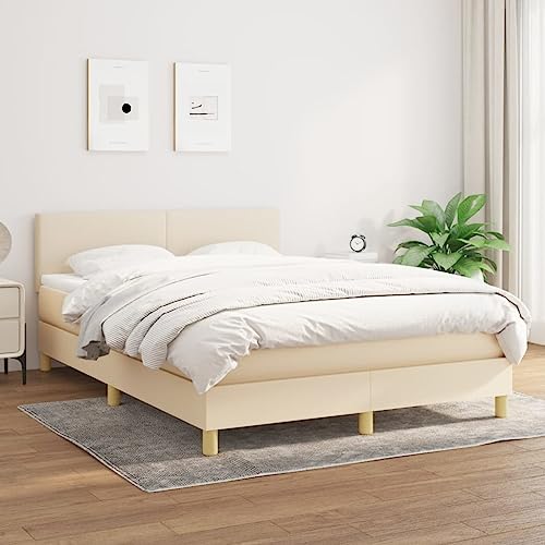 DYRJDJWIDHW futonbett bettgestell bettrahmen Bed frameBoxspringbett mit Matratze & LED Schwarz 140x200 cm StoffGeeignet für Schlafzimmer DYRJDJWIDHW futonbett bettgestell bettrahmen Bed frameBoxspringbett mit Matratze & LED Schwarz 140x200 cm StoffGeeignet für Schlafzimmer von DYRJDJWIDHW