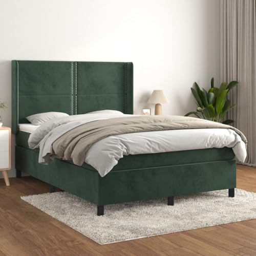 DYRJDJWIDHW futonbett bettrahmen bettgestell bedBoxspringbett mit Matratze Dunkelgrün 200x200 cm SamtGeeignet für Schlafzimmer DYRJDJWIDHW futonbett bettrahmen bettgestell bedBoxspringbett mit Matratze Dunkelgrün 200x200 cm SamtGeeignet für Schlafzimmer von DYRJDJWIDHW