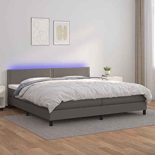 DYRJDJWIDHW futonbett bettrahmen lattenroste betten, bettrahmen Boxspringbett mit Matratze Dunkelbraun 140x190 cm StoffGeeignet für Schlafzimmer von DYRJDJWIDHW