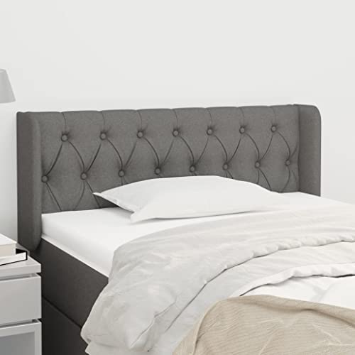 DYRJDJWIDHW futonbett kopfteil Bett metallbett bedBoxspringbett mit Matratze Schwarz 180x200 cm KunstlederGeeignet für Schlafzimmer von DYRJDJWIDHW