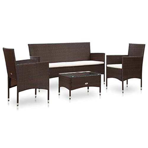 DYRJDJWIDHW gartenlounge Outdoor Garten Lounge gartenlounge terassenmöbel außenGarten-Mittelsofa mit Grünen Kissen BambusGeeignet für Schlafzimmer von DYRJDJWIDHW