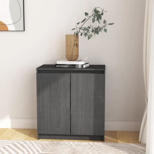 DYRJDJWIDHW kommode mit 6 schubladen,kommode Schlafzimmer,Beistellschrank Grau 60x36x65 cm Kiefer Massivholzkommode,Sideboard,kommode mit schubladen, von DYRJDJWIDHW